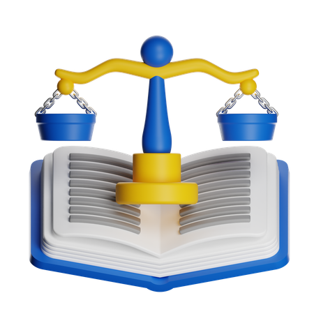 法律書  3D Icon