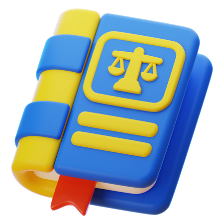 法律書  3D Icon