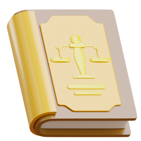 Law Book  3D Icon