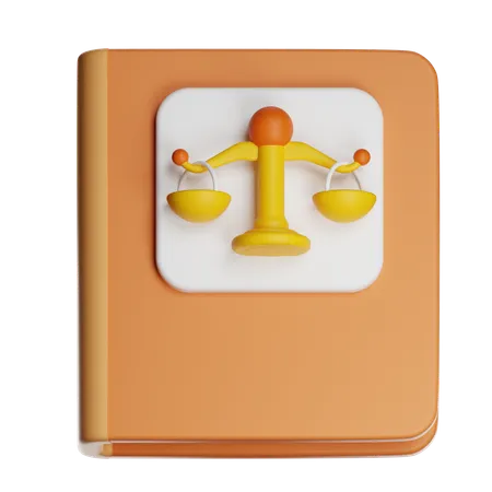 Law Book  3D Icon