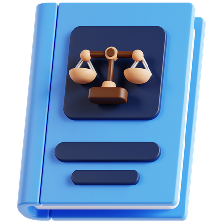 Law Book  3D Icon