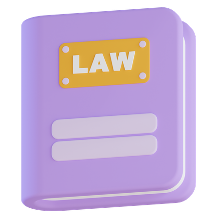 Law Book  3D Icon