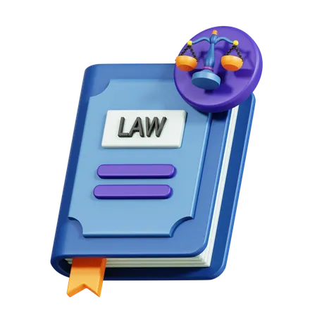 Law Book  3D Icon