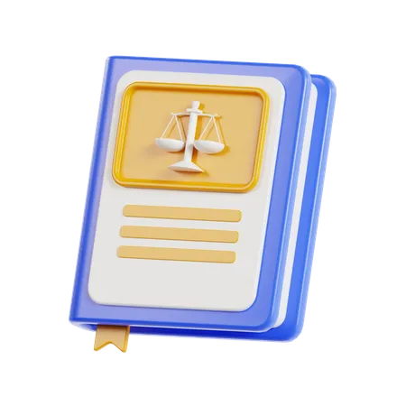 Law Book  3D Icon