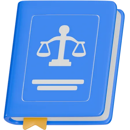 Law Book  3D Icon