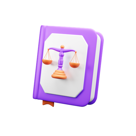 Law Book  3D Icon
