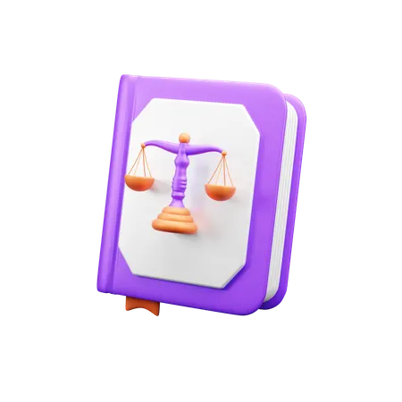 Law Book  3D Icon