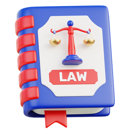 Law Book  3D Icon