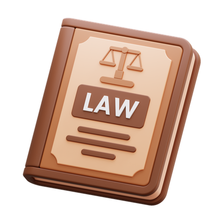 Law book  3D Icon