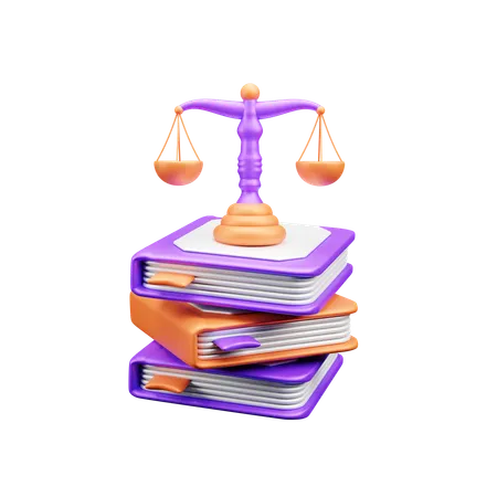 Law Book  3D Icon