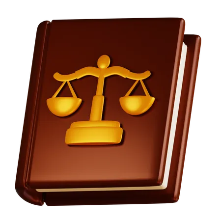 Law book  3D Icon