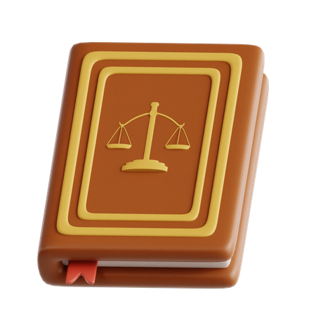 Law Book  3D Icon