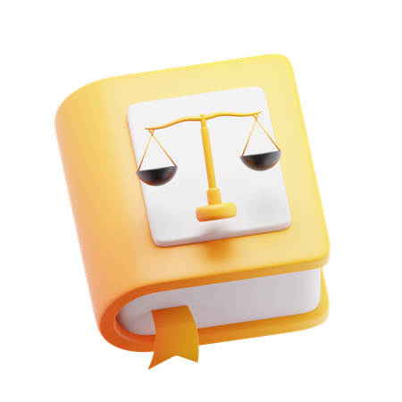 Law book  3D Icon