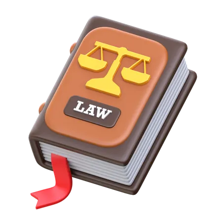 Law Book  3D Icon