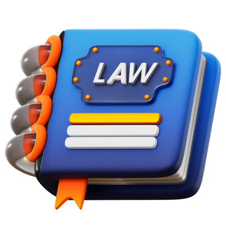 Law Book  3D Icon