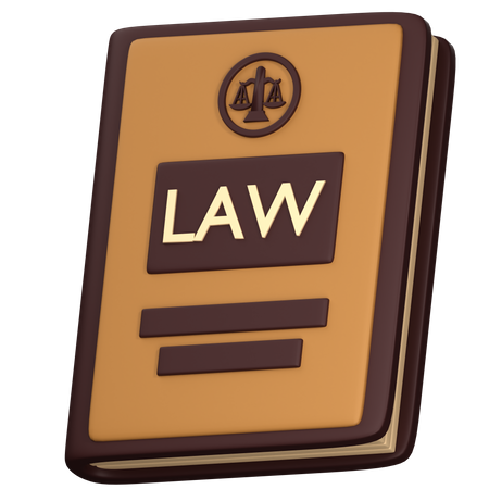 Law Book  3D Icon