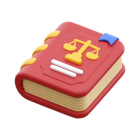 Law Book  3D Icon