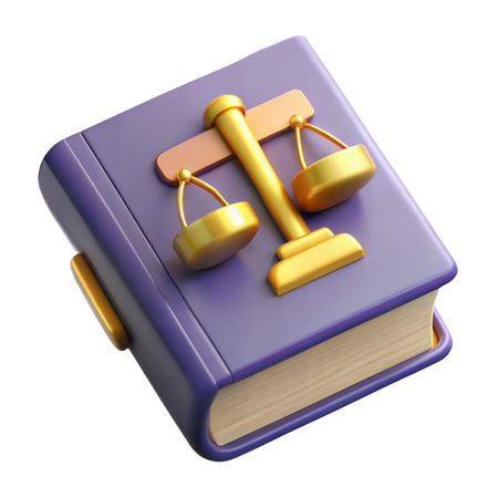 Law Book  3D Icon