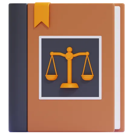 Law Book  3D Icon