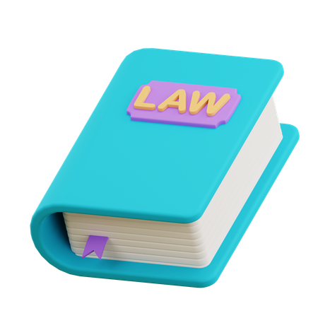 Law Book  3D Icon