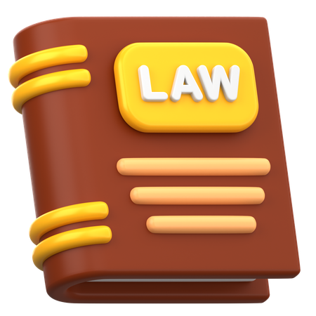 Law Book  3D Icon