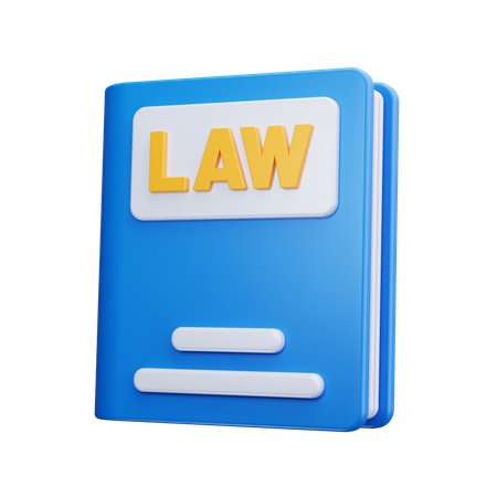 Law Book  3D Icon