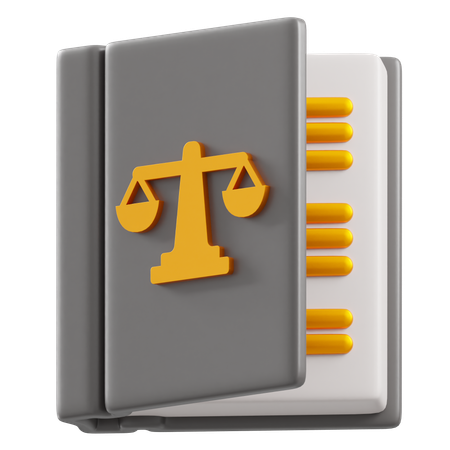 Law book  3D Icon