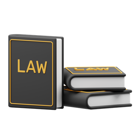 Law Book  3D Illustration