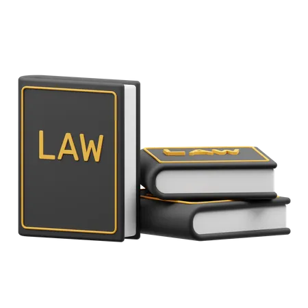 Law Book  3D Illustration