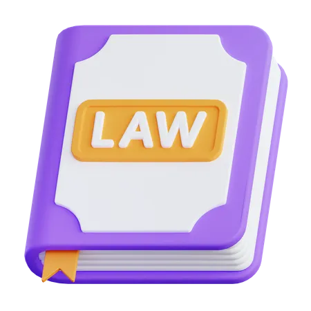 Law Book 3D Icon