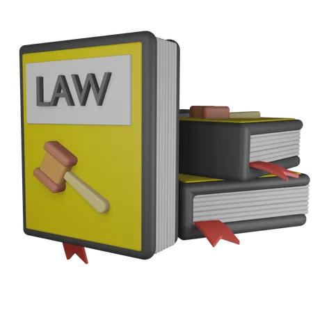 Law Books  3D Icon