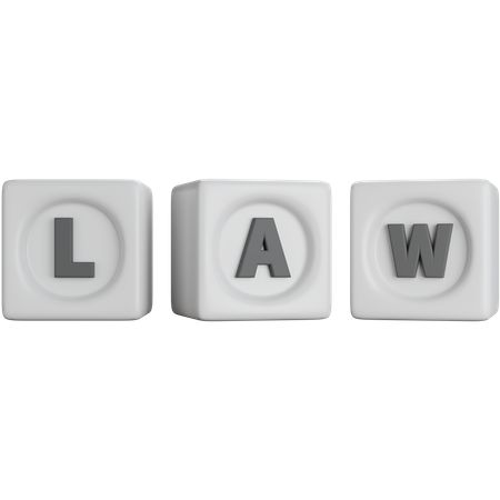 Law Cubes  3D Icon