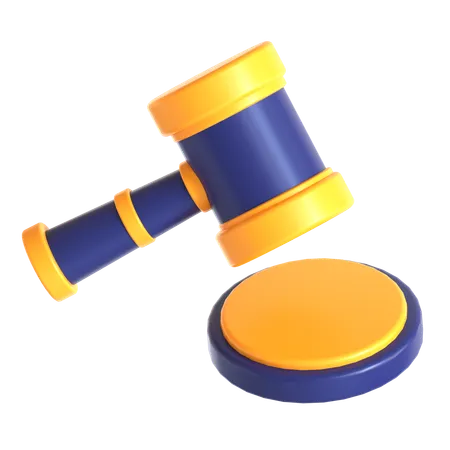 Law Gavel  3D Icon