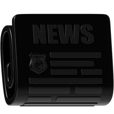 Law News  3D Icon