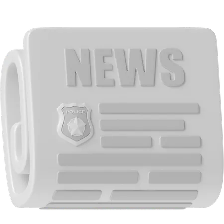 Law News  3D Icon