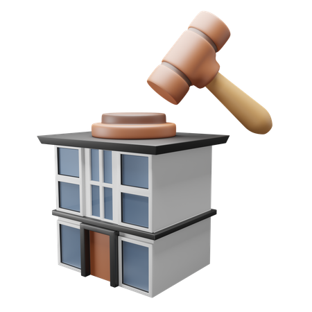 Law Office  3D Icon