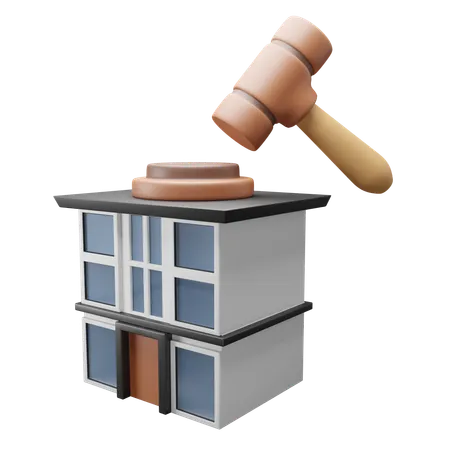Law Office  3D Icon