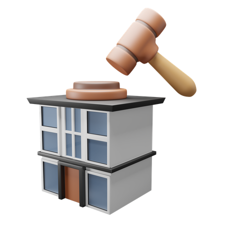 Law Office  3D Icon
