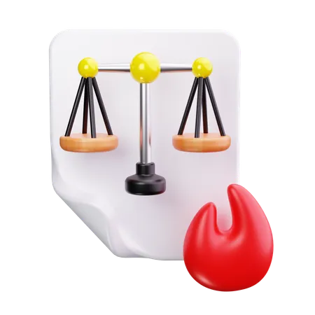 Law Paper  3D Icon