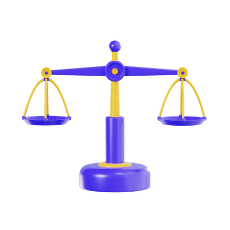 Law Scale  3D Icon