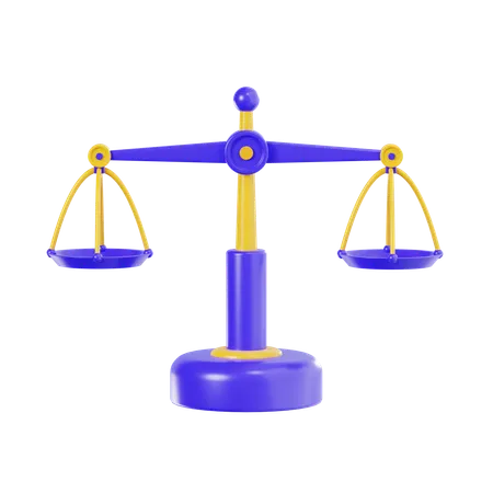 Law Scale  3D Icon