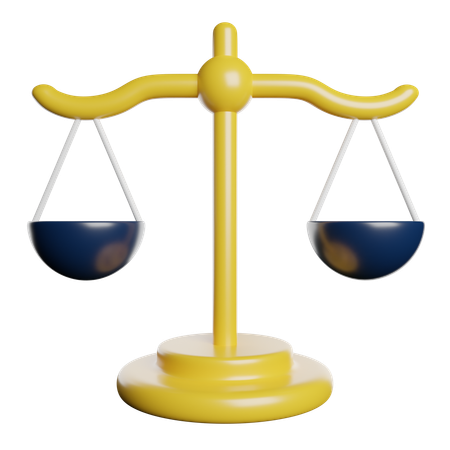 Law Scale  3D Icon