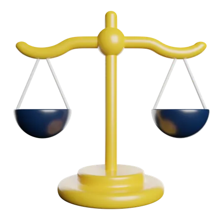 Law Scale  3D Icon