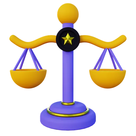 Law Scale  3D Icon