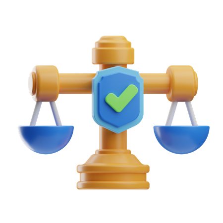 Law Scale  3D Icon