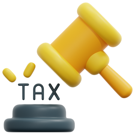 Law Tax  3D Icon