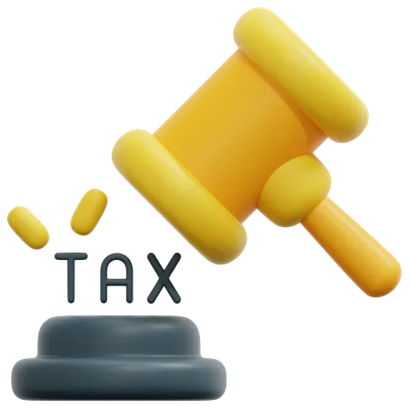 Law Tax  3D Icon