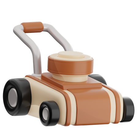 Lawn Cutting Machine  3D Icon