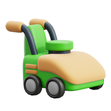 Lawn Mower  3D Icon