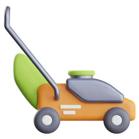 Lawn Mower  3D Icon